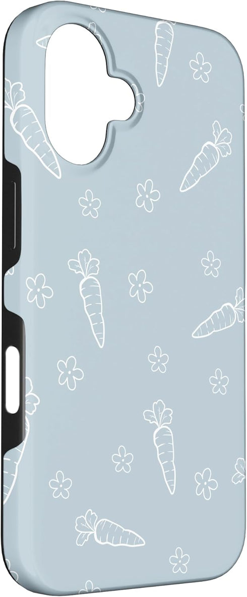 Easter Carrot Delightful Floral Pattern 16 Easter Carrot Floral Pattern Delight Case for iPhone