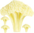 VALICLUD 4Pcs Artificial Cauliflower Models Lifelike Faux Vegetables for Home Kitchen Display