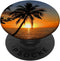 Realistic Sunset Ocean Palm Tree Photo PopSockets Standard PopGrip Tropical Sunrise