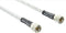 MPD Digital I MPD-400 PVC Superflex Coax Cable, 10 Feet, PL259 UHF Male Connectors, Ultra Low Loss, White