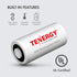 Tenergy Premium 12 Pack Non-Rechargeable CR123A 3V Lithium Battery, 1600mAh for Arlo Cameras and Smart Sensors