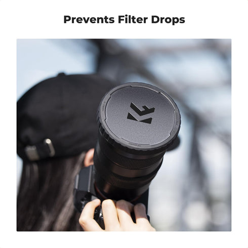 K&F Concept 77mm Variable ND Lens Filter Cap, TPU Material, Filter Cap Only for K&F 77mm Adjustable Neutral Density