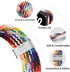 20mm Sport Loop Band for Samsung Galaxy Watch 6/5/4, Compatible with 40mm 44mm/Watch 5 Pro 45mm/Active 2