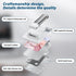 Foldable Phone Stand for Desk, Adjustable Angle Cell Phone Holder, iPad Stand for iPhone, Samsung, Pink Marble