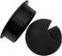 Lovelysp 2-3/8 inch Table Wire Cable Ring Hole Cover, 4PCS Black Plastic Organizer for Office PC Desk