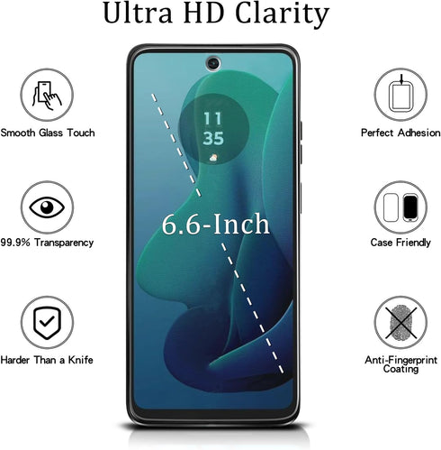 MAYtobe [2-Pack Specially Designed for Motorola Moto G 5G (2024) Screen Protector Tempered Glass, No Bubbles, Anti Scratch, Easy to Install