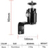 T Shape Wall Ceiling Mount for Ring Light with Detachable Ball Head, 1/4" Screw, Max Load: 4.4lb/2kg