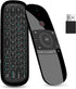 WeChip W1 Universal TV Remote Air Mouse, Wireless Keyboard Fly Mouse for Android TV Box/PC/Smart TV/Projector (w1)