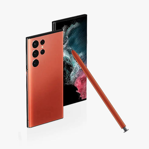 Orange Galaxy S22 Ultra Pen for Samsung Galaxy S22 Ultra 5G Touch Screen Stylus Replacement Parts, No Bluetooth