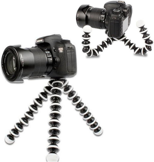 Octopus Camera Tripod, Walway Flexible Cell Phone Holder Stand with Quick-Release Plate for Smartphone/Camera/GoPro