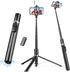 Victiv 68" Phone Tripod & Selfie Stick with Remote and Fill Light, Auto