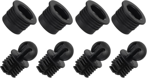 MECCANIXITY Speaker Grill Guides Plastic Ball and Socket Type 12mm Dia for Speaker Parts Accessories (Pack of 4)