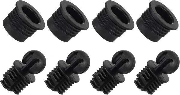 MECCANIXITY Speaker Grill Guides Plastic Ball and Socket Type 12mm Dia for Speaker Parts Accessories (Pack of 4)