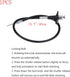 15.7"(40cm) Threaded Release Cable Vibration-Free Black Shutter Release Cable Shutter Release Cable with Bulb-Lock Mechanical Shutter Release Cable