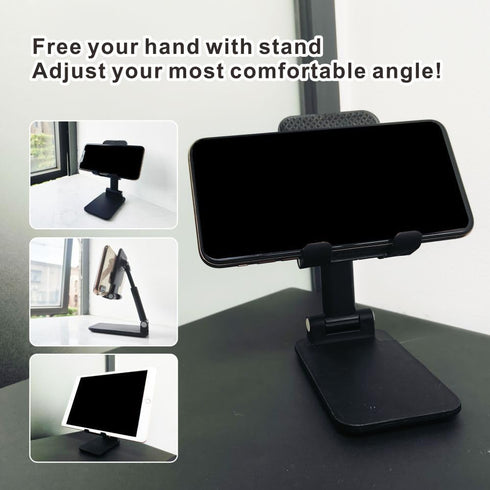 waymore Adjustable Cell Phone Stand,Phone Stand,Mobile Phone Holder,iPhone Holder for Desk,Cell Phone Holder Portable