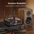 Upgraded M18 Bluetooth 5.3 Audio Receiver Transmitter for Home Stereo TV, HiFi Wireless Low Latency Adapter
