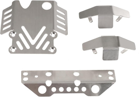 Set 1/12 H12Y H12Y+ RC Chassis Armor Guard for Hyper Go Remote Control Car Front Rear Axles Chassis Protection Plate