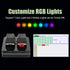 USB Mini 3-Key Keyboard, Cut Copy Paste Macro Pad, One Handed Mechanical Gaming Keyboard for OSU (Black)