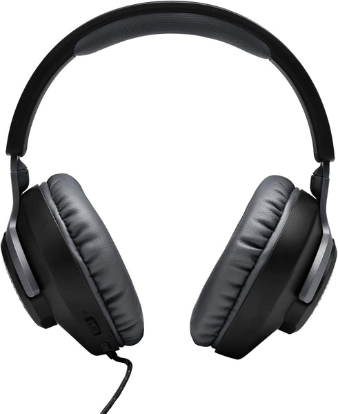100 JBL Quantum - Wired Over-Ear Gaming Headphones - Black, Large