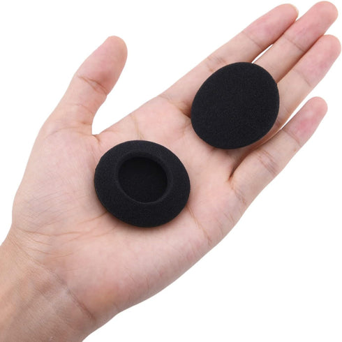 2 Inch Foam Pad EarPad Cover, Compatible with Sony Sennheiser Philips Headphones, 5 Pairs, Black