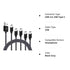 SPEATE USB Type C Cable 5-Pack: Fast Charging, High-Speed Data Sync for Galaxy S9, Note, LG, ONEPLUS & More (Black Gray)