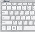 iKKEGOL USB Slim Mini Wired 78 Key Small Super Thin Compact Keyboard for Desktop Laptop PC, White
