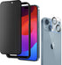 iPhone 15 Plus 6.7" Matte Privacy Screen Protector & Camera Lens Protector - Full Coverage, Anti-glare, Easy Install.