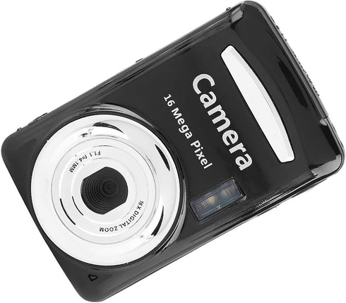 Mini Outdoor Digital Camera, 16MP 720P 30FPS 4X Zoom HD Video Camcorder, Black