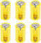 AEDIKO 6pcs 3 AA to 1 D Battery Adapters Holder 1.5V Output Case