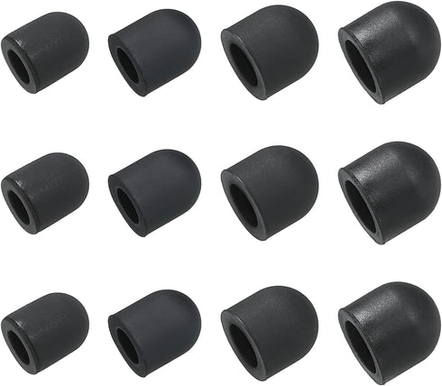 MECCANIXITY 20pcs Stylus Pen Fine Tips, 5/6/7/8mm Conductive Rubber Capacitive Touch Screen Pens, Soft Universal