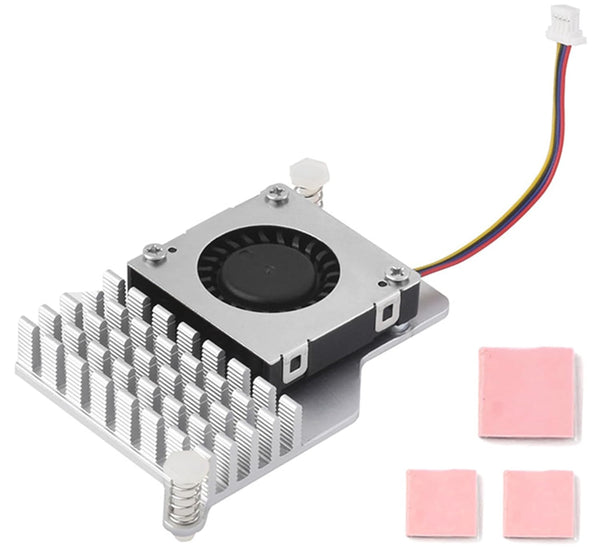 Active Cooler for Raspberry Pi 5 - Active Cooling Fan Aluminium Heatsink with Thermal Pads for Raspberry Pi 5