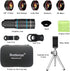 Phone Camera Lens Kit 10 in 1 for iPhone, Samsung, Android, 22X Telephoto, 0.62X Wide Angle, Macro, Black
