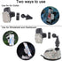 SUNCARACCL Bling Car Phone Holder, 360° Adjustable Rhinestone Crystal Auto Phone Mount for Windshield, Dashboard & Air