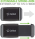 CELLET Car Cell Phone Holder Mount – Black Air Vent Phone Holder Stand with Adjustable Cradle for iPhone 13 Pro Max 12