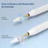 Replacement Tips for Apple Pencil 2nd Gen/1st Gen, No Wear Out Tips, Metal Pencil Nibs for Precise Control (4 Pack)