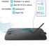 UGEE M808 Graphics Drawing Tablet, 10x6.25 inch Ultra Thin with 8 Shortcut Keys, Battery-Free Stylus for Digital Drawing