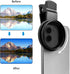 52mm Clip-on Phone Camera Lens Filter, 3 in 1 Lens Filter Kit, CPL Lens + Macro Lens + Star Lens for Smartphones