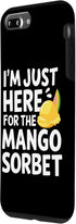 Mango Sweet Treats 7 Plus/8 I'm Just Here for The Mango Sorbet Island Fruit Dessert Shop Case for iPhone Plus