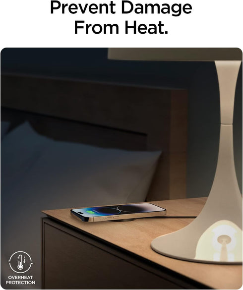 Spigen ArcField (MagFit) Magnetic Wireless Charger for iPhone 15/14/13 Pro Max Plus Mini 12 Pro Max, Fast Charging Pad