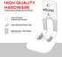 Wall Mount Bracket for Sonos ONE, ONE Gen 2, ONE SL & Play:1 Speaker, White, Compatible with ONE Series