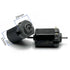 FTMSZLHYL 1PCS 6V-24V 130 12V Motor Double Shaft Motor Pentode Slotted Rotor Strong Magnetic High Speed Carbon Brush