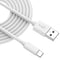 PwrON Type C Fast Charging Cable (5A) 3.3FT for Galaxy S23/S23+/S23 Ultra, USB C Charger for Lenovo ThinkPad, HP Spectre