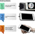 SS Phone Lanyard, Adjustable Detachable Neckstrap and Phone Tether, Suitable for All Smartphones - Black