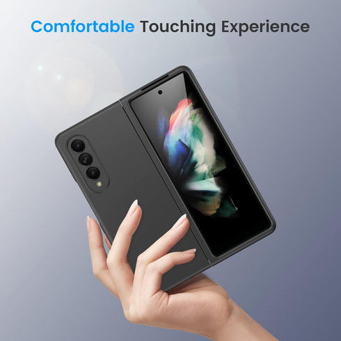 Ruky for Galaxy Z Fold 3 Full Body Case - Built-in Screen Protector, Hard PC Ultra-Thin Anti-Scratches Shockproof