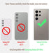 Armor Phone Case for Samsung Galaxy S24 Ultra, Military Grade Drop Protection, Heavy Duty Hybrid Metal Bumper, Black