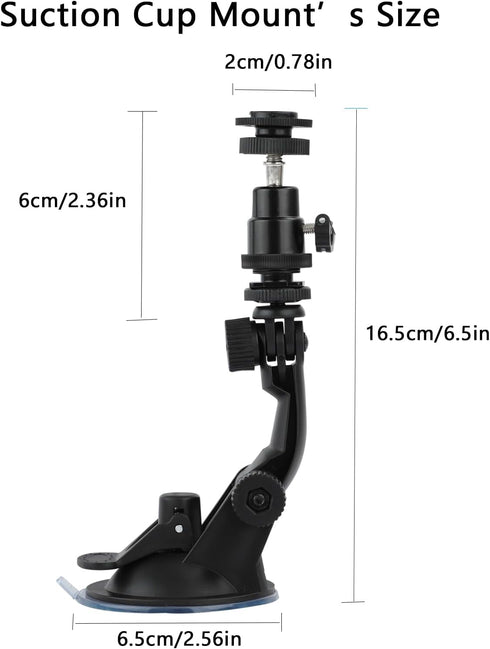 Suction Cup Mount for Blink Outdoor 4, Blink Outdoor 3rd Gen, Blink Mini, No Tools, 2 Pack