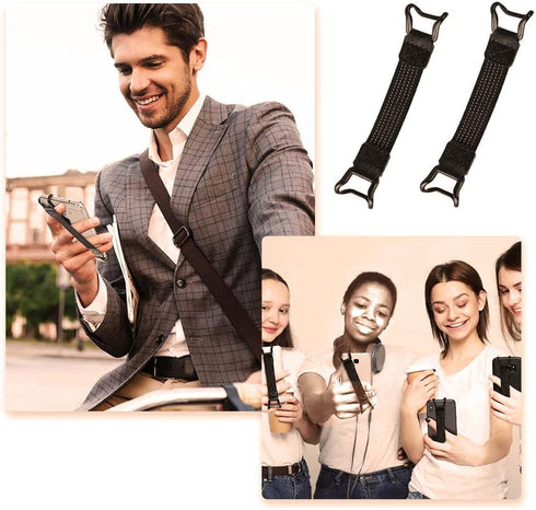Phone Strap Security Hand Strap Holder, Mobile Phone Grip Straps with Clip for Kindle and Most Smartphones (3 Pcs)