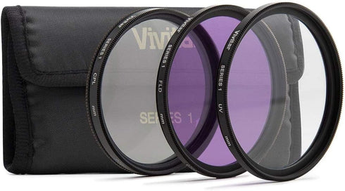 Vivitar 40.5mm 3-Piece Multi Coated Filter Kit UV+CPL+FLD