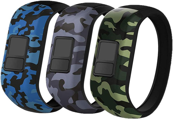 Replacement Bands Compatible with Garmin Vivofit jr/jr 2/3, Silicon Stretchy Watch Bands for Kids