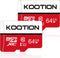 KOOTION 64GB Micro SD Card, 2 Pack, Micro SDXC Memory U1 Class 10 High Speed TF Flash Card